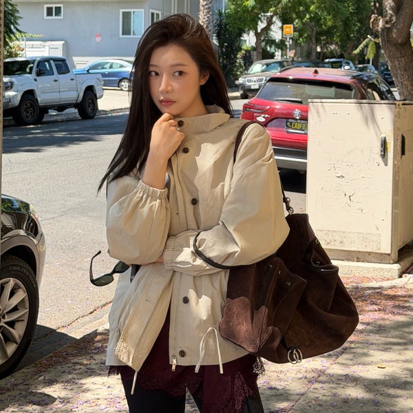 [S사이즈 예약/10월 6일 출고][온앤온] 스트링 하이넥 점퍼 NEW6XM224_91