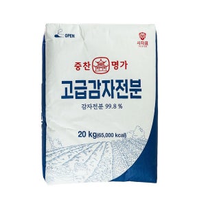 태신푸드 중찬명가 고급감자전분 20kg 음식점 업소용 대용량