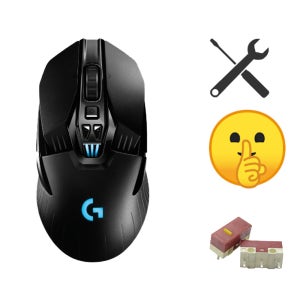 로지텍 G903 마우스 무소음 스위치 교체 수리 개조