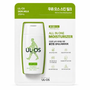 UL OS 우르오스 스킨밀크 200mL 남성 올인원 로션 얼굴 바디 겸용 중건성