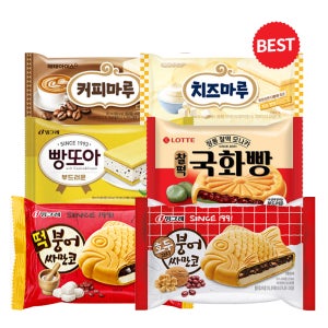 아이스크림 샌드 국화빵 빵또아 붕어싸만코 돼지바빵 3개