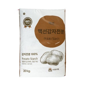 태신푸드 맥선 감자전분 20kg 음식점 업소용 대용량