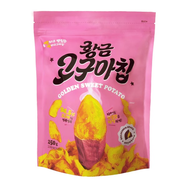 별별간식연구소 황금 고구마칩 94.5% 달콤 바삭 원물 가득 고구마스낵