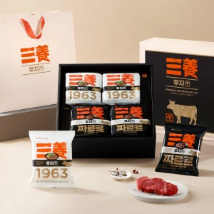삼양식품 삼양1963X짜르르 우지선물세트 16입 / 프리미엄 삼양라면 짜장라면