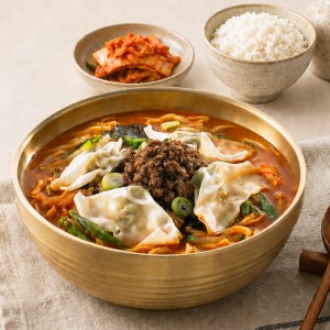 강남교자 칼국수 밀키트(2인분) 얼큰, 660g, 2개