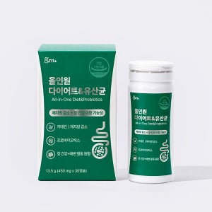 [론칭특가] GRN 올인원 다이어트 유산균 체지방 감소 30캡슐