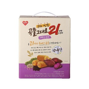 구워만든 곡물그대로21 자색고구마(1000g/케이스)