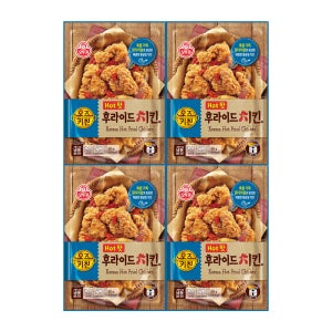 오뚜기 오즈키친 핫후라이드치킨 350g, 4개