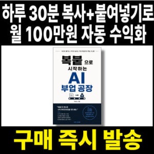 하루 30분, 구글 제미나이 프롬프트로 월 100만 원 자동수익화 (전자책)