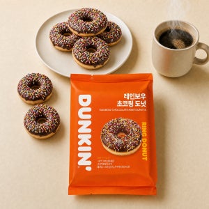 던킨 레인보우 초코링 49g X 4개입