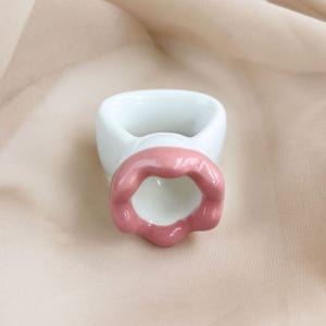 반지괄사 페이스 리프팅 얼굴 마사지 미니 팔자주름없애기 경락 두피마사지 핑크 1개