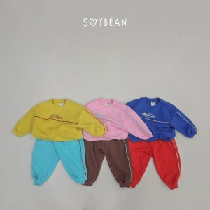 [XS-JM] 26가을 소이빈 미니빈상하복 데일리 유아동 키즈 주니어 상하세트 안녕미자야