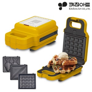 키친아트 KW-400AK 스낵 3in1 와플메이커 붕어빵 샌드위치 크로플 메이커