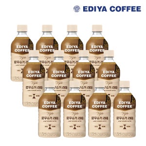 이디야 트리플 로우슈거 라떼 카페라떼, 500ml, 12개