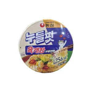 농심 누들핏 육개장사발면맛 35.5g 1개