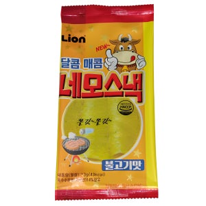 신흥물산 네모스낵 불고기맛 13g 옛날과자 탕비실간식