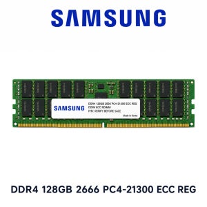 삼성전자 서버용 메모리 DDR4 128GB 2666 PC4 21300 ECC REG