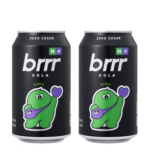 [네이버단독] 부르르 X 택이 제로콜라 라임, 350ml, 24개