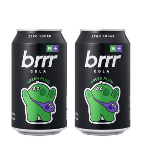 [네이버단독] 부르르 X 택이 제로콜라 매실, 350ml, 24개