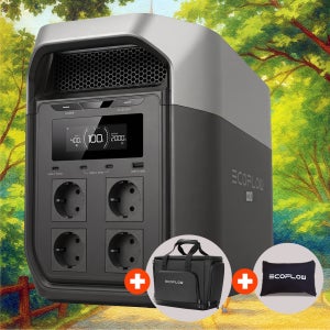 에코플로우 델타3 맥스 2048Wh 리튬인산철 파워뱅크 UPS 긴급전원 차박 캠핑 방재