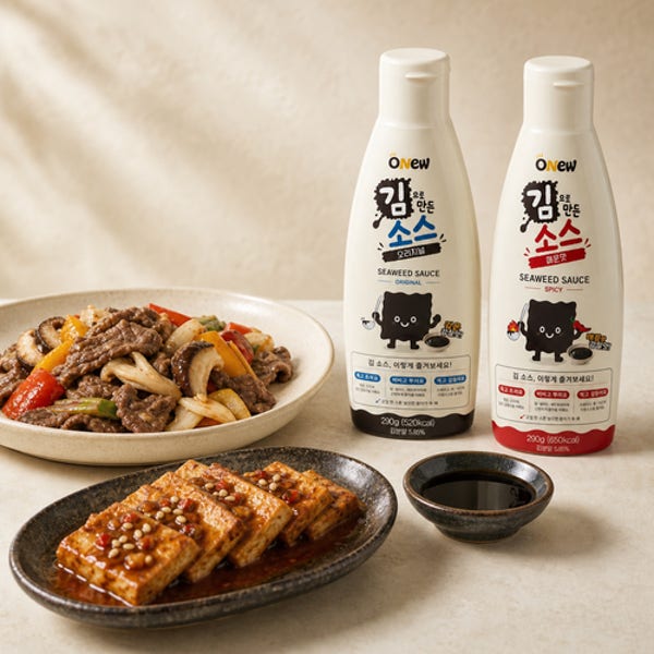 오뉴 김소스 김으로 만든 만능 소스 290g 1병 밥맛없을때 밥도둑 꿀 조합템 등장