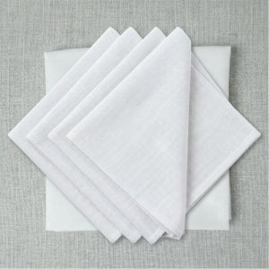 국산 무지 광목 면 손수건 등산용 5p 세트