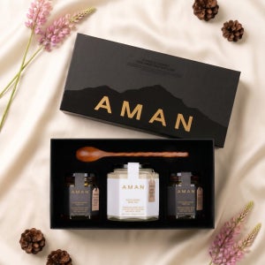 [프리미엄 세트] AMAN 화이트 500gX1개 마운틴250gX2개 (쇼핑백동봉)