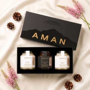 [스탠다드 세트] AMAN 화이트 250gX2개, 마운틴250gX1개 (쇼핑백동봉)