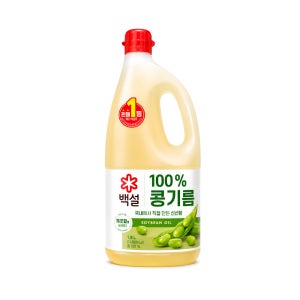 CJ제일제당 백설 식용유 1.8L 콩기름 대두유