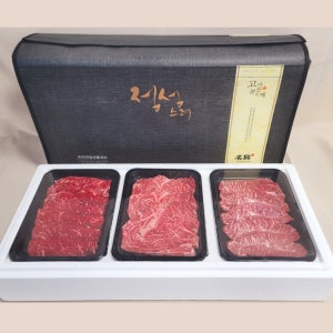 [명품선물] 1등급 전남 장흥 낭만한우 프리미엄 선물세트 600g 900g 1.2kg
