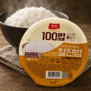 동원 양반 100밥 양반밥 찰진밥 130g x 24개 갓지은 집밥 느낌