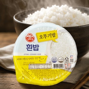 오뚜기 맛있는 오뚜기밥 흰밥 210g x 24개 갓지은 집밥 느낌