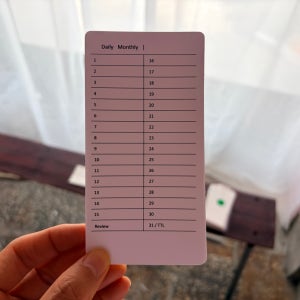 두드림 먼슬리 리포터 , 메모기록장 30 일 플래너, 투드리스트 한줄