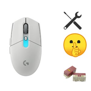 로지텍 G304X 삼슈라 마우스 무소음 스위치 교체 수리 개조