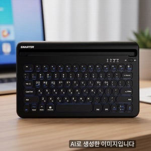무선키보드 휴대용 블루투스 태블릿 노트북 한글