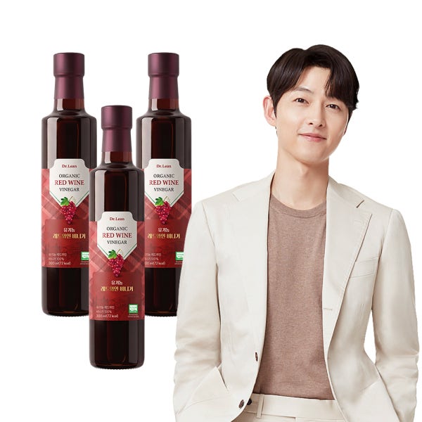 [3병] 닥터린 유기농 레드와인 비니거 100 300ml 발효식초