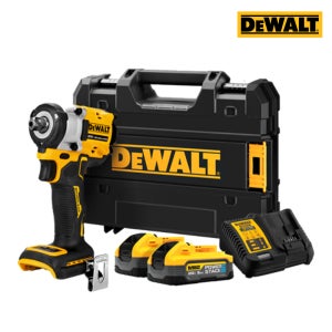 디월트 20V 충전 VL 1/2인치 임팩트렌치 DCF922H2T 세트(5.0Ah파워스택배터리2개+충전기1개)