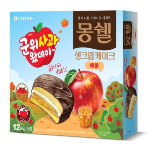 롯데웰푸드 몽쉘 군위사과 애플 408g