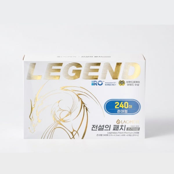 라오메뜨 전설의패치 프리미엄 준대형 240매 + 그립톡 추가