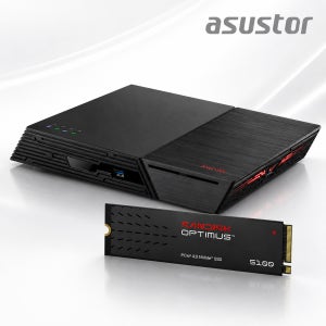 ASUSTOR 플래시스토어 FS6812X 40TB 샌디스크 5100 4테라x10
