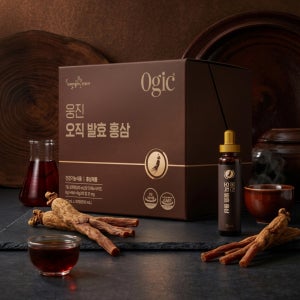 웅진헬스원 오직 발효홍삼 앰플 선물세트 20ml x 30병 1개월분 10박스