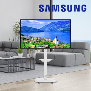 삼성 214cm 85인치 고급형 이동식스탠드 스마트 사이니지 TV LH85BE 1등급
