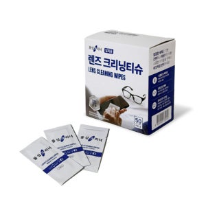 동성크리너 렌즈 크리닝티슈 50매입 스마트폰 노트북 액정 안경닦 클리너