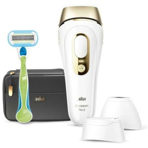 브라운 Braun 실크 엑스퍼트 프로5 광제모기 PL-5243 화이트골드