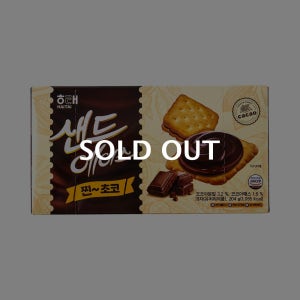 [파격도매가]해태 샌드에이스 찐초코 204g / 대용량과자 쿠키 간식 탕비실 사무실 회사 선물 벌크