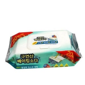 다목적 청소용 물티슈 주방 베이킹 소다 청소포 찌든때 욕실
