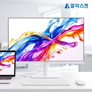알파스캔 3226UCHW 4K UHD 화이트 IPS C타입 PD65 멀티스탠드 HDR 무결점