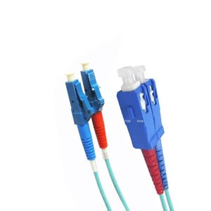 국내생산 LC-SC OM3 멀티모드 10G 광 점퍼코드 2C 광패치코드 30m, 1개