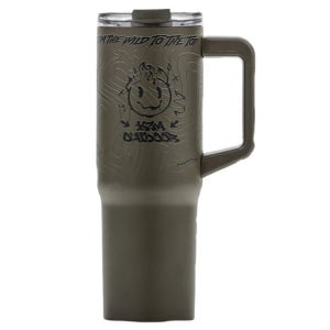 카즈미 텀블러 스텐 보냉병 보온병 캠핑 컵 물병 840ml 카키