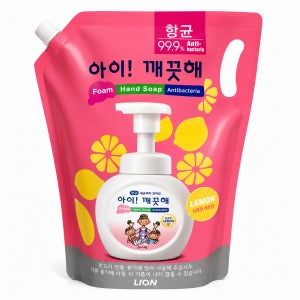 아이깨끗해 핸드워시 리필 레몬향 1.8L